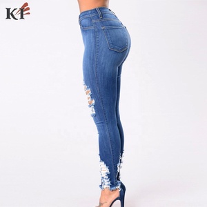 KEVEN IMPEX Jeans de Compresión para Mujer, Ajustados, de Cintura Media, Pierna Recta, con Efecto Levanta Glúteos, Elásticos en 4 Direcciones, Spandex/Poliéster, Estilo Vintage - Product Image 4