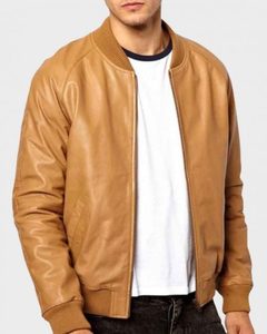 Manteaux en cuir personnalisés pour hommes, vestes bombardier avec poche, vente en gros - Product Image 1