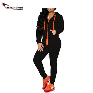 Customized Logo 2024 Zip Women <b>Jogger</b> <b>Sets</b> <b>Matching</b> High Quality 2024 Women's Jumpsuits Jump Suits for Women Hot Sale Products - Product Image 4