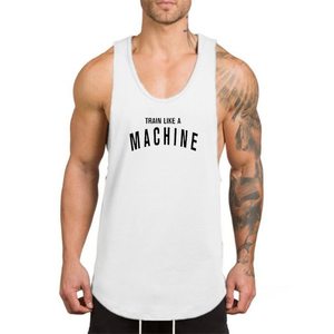 Débardeur de gymnastique à col rond pour hommes professionnels Débardeurs de musculation Muscle Singlet avec conception personnalisée - Product Image 3