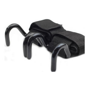 Correas de elevación profesionales y ganchos resistentes, envolturas de muñeca acolchadas de neopreno de 7mm de espesor para levantamiento de pesas y agarre - Product Image 1