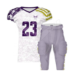 Uniforme de football américain personnalisé, respirant, grande taille, unisexe, prix bas, personnalisable, antibactérien, anti-UV, séchage rapide, sport - Product Image 6