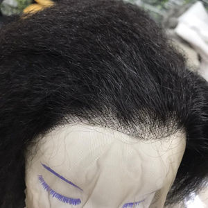 Yaki straight <b>Wig</b> <b>for</b> <b>black</b> <b>Women</b> VIRGIN Remy Hair Transparent lace <b>Wig</b> High Quality HUMAN HAIR EXTENSION at wholesale price - Product Image 1