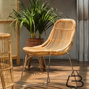 Chaise à bascule en rotin naturel de haute qualité, mobilier d'extérieur en bois imperméable et résistant aux intempéries, livraison gratuite