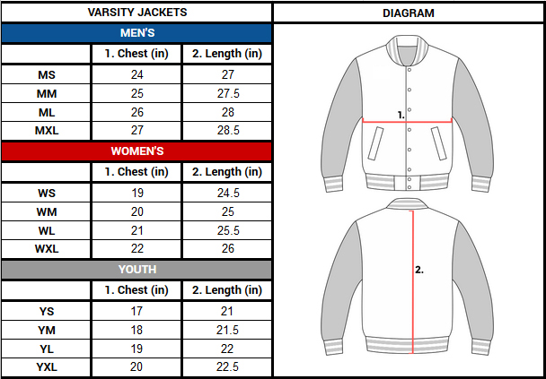 Men's Varsity Jacket Letterman Jacket Genuine Leather Sleeve and