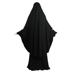 AJM TRADE HOUSE Arabe Femmes Jilbab Caftan Abaya Musulmane de Haute qualité burqa robe en couleur noire - Product Image 3