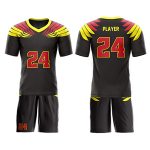 Su propio diseño Bandera Uniformes de fútbol Ropa deportiva Jersey Uniforme de fútbol Sublimación Jersey Pantalones cortos Ropa deportiva Uniformes - Product Image 6