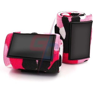 Premium Waterproof Hand Warmer Weight Lifting Wrist Wraps-18 Inch Pair Custom Colors & Designs Supports Fitness Powerlifting - Product Image 1
