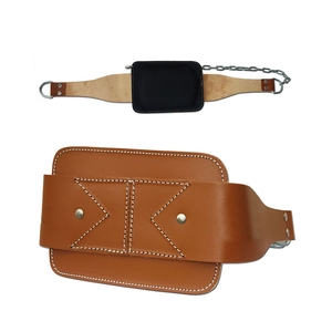 เข็มขัดหนังแท้แบบสั่งทำพิเศษสำหรับยกน้ำหนักและฝึกซ้อมในยิม ช่วยในการดึงข้อ - Product Image 4