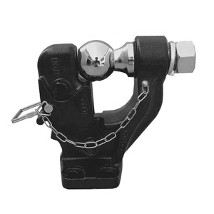 4WD Offroad Mới Rèn Móc Sơn Màu Đen Với Móc Kéo Bóng Chrome - Product Image 1