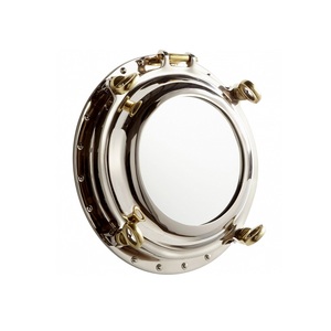 Superventas forma Irregular latón lujo estilo costero Metal ojo de buey alta calidad al por mayor decorativo sala de estar brillante - Product Image 6