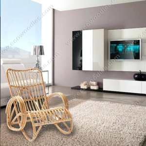 Ghế Bập Bênh Đương Đại Ghế Sofa Tre Cho Người Lớn Người Cao Tuổi Tay Vịn Ghế Làm Vườn Bằng Gỗ Phòng Khách Tự Động Gấp Gọn