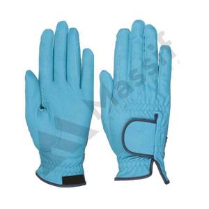 Nouveaux gants d'équitation en cuir d'hiver sur mesure à doigts entiers - Product Image 1