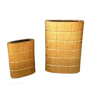 Vase à fleurs décoratif moderne de luxe en acier inoxydable et en métal fer, design côtier, écologique, fait à la main, décoration vintage pour la maison - Product Image 4