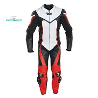 Motorrad gut angepasst einteiligen Anzug/Großhandel bestes Material Leder Motorrad anzug für Männer und Frauen