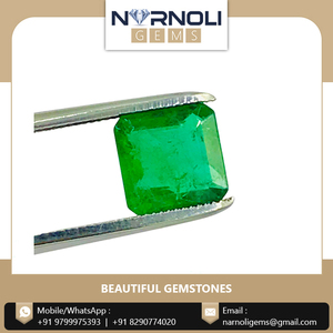 Joyería personalizada de decoración, anillo Octagonal de Esmeralda, facetada piedra preciosa, Esmeralda, decoración - Product Image 2