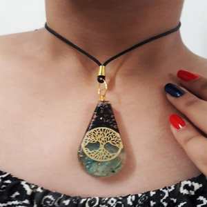 Orgone con colgante de metal colgante último colgante de cristal al por mayor para curar - Product Image 1