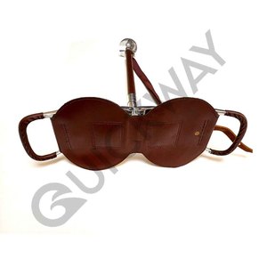 Venta al por mayor de caza tiro trípode taburete asiento de cuero con Color negro y marrón senderismo y caza taburete - Product Image 5