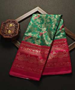 Festival Wear Silk Saree From Surat Garment - Product Image 2