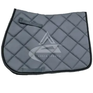 124 Diamond Artificial Leather <b>Saddle</b> <b>Pad</b> High Quality Western Custom Design Comfortable Horse <b>Saddle</b> <b>Pads</b> With Soft Padded - Product Image 1