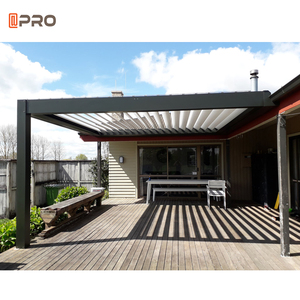 La Oficina Regional de fábrica más popular de rejilla de techo pérgola louvre techo motorizado pendiente de aluminio automático Sol de persiana de sistema de techo - Product Image 3