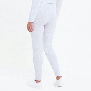 Pantalon de survêtement pour femme, style streetwear, en tricot, chaud et confortable, en molleton 100% coton, avec cordon de serrage et poches - Product Image 2
