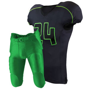 Uniformes de boule de pied américaine, en Polyester uni et en maille mélangés, vêtements de sport de couleur marron, Kits personnalisés avec Service OEM - Product Image 6