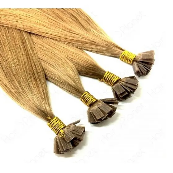 Flat tip Hair Extensions Real Human Hair High quality best price for wholesale Human hair