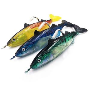 Leurre souple en PVC de 18 cm <span class=keywords><strong>pour</strong></span> eau salée profonde, idéal <span class=keywords><strong>pour</strong></span> la pêche au maquereau et au shad - Product Image 1