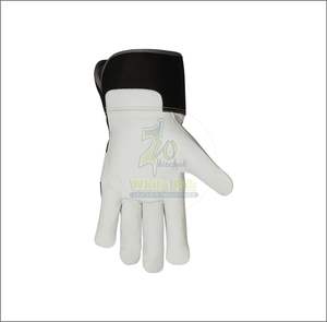 Guantes de seguridad de cuero de vaca de talla XL unisex transpirables construcción industrial látex antideslizante característica para protección de manos y brazos - Product Image 2