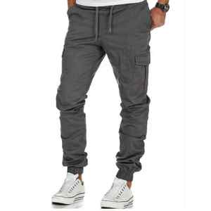 Pantalons de jogging coniques pour hommes, style décontracté athlétique, de survêtement avec panneaux Slim Fit, personnalisés, pour la course, pour hommes, avec poches à fermeture éclair - Product Image 1