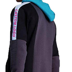 Survêtement coupé et cousu pour hommes Impression et broderie de logo personnalisé Survêtement Slim Fit pour hommes Ensembles de survêtement à capuche - Product Image 5