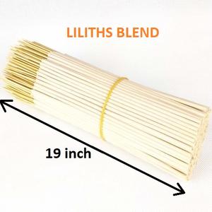 Varillas de incienso de 19 pulgadas, varitas de incienso de mezcla de Liliths naturales, suministro al por mayor a precio líder (blanco) - Product Image 1