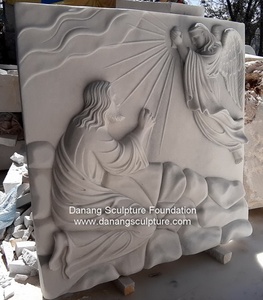 Jesus Đau Đớn Trong Vườn Tay Chạm Khắc Đá Cứu Trợ Đá Cẩm Thạch Trắng Jesus Công Giáo Tượng Bán Buôn Tôn Giáo Bức Tượng Công Giáo - Product Image 2