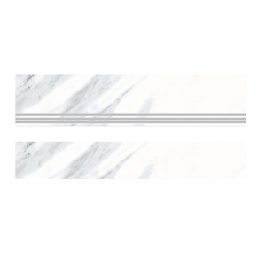 Blanc et gris couleur poli surface escalier en céramique tuiles S-300x1200mm, R-200x1200mm - Product Image 1