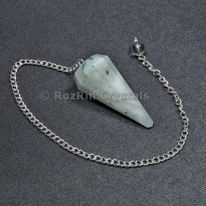 <b>Tree</b> Agate 12 Faceted Pendulums - Product Image 1