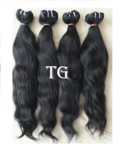 Extensions de cheveux humains naturels indiens non traités, ondulés, de qualité Remy, provenant d'un seul donneur, avec double trame, pour coiffure - Product Image 6