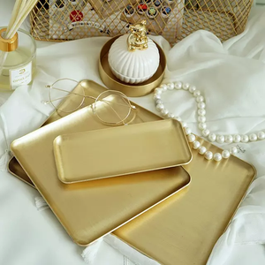 Bandeja Ovalada Decorativa Moderna para el Hogar, Bandejas para Servir - Product Image 2