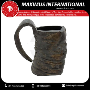 Mug Viking en Corne, Tasse Médiévale, Chope à Bière, Mug à Café, Vaisselle Rustique avec Emballage Rembourré pour Bar à Domicile ou Cadeau - Product Image 2