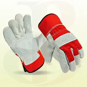 Kanadische Rigger Sicherheits arbeits handschuhe Leder handschuh Hoch leistungs sicherheit Industrie arbeits handschuhe