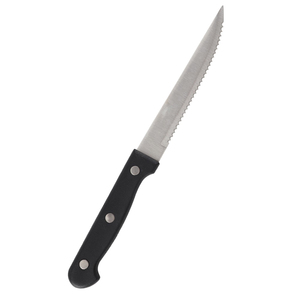 Cuchillo para carne de acero inoxidable negro de 4,5 pulgadas de alta calidad, juego de cuchillos de chef profesional para uso en la cocina - Product Image 1