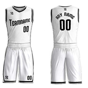 Conjunto de uniforme de baloncesto personalizable para hombre 2019, ropa deportiva transpirable, opción de talla grande, camisetas de baloncesto para niños para la universidad - Product Image 1