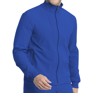 แจ็คเก็ตไมโครโพลีเอสเตอร์สีน้ำเงินรอยัลแบบใหม่สำหรับทุกเพศทุกวัย ผลิตตามแบบที่ลูกค้าต้องการและตามความต้องการของตลาด - Product Image 1