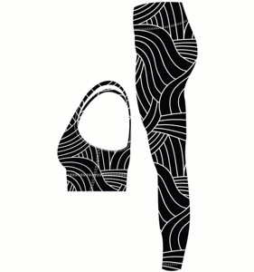 Ensemble de vêtements de sport pour femmes avec logo personnalisé, 4 pièces, vêtements de fitness, yoga, entraînement, ensembles de yoga pour femmes, ensembles de fitness pour la salle de sport - Product Image 6