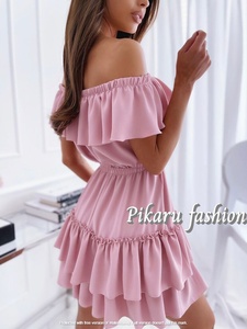 เดรสปักลายสไตล์โบฮีเมียนสีขาวแดงแฟชั่นสำหรับผู้หญิงคุณภาพสูงปี 2026 เสื้อคลุมแขนยาวสำหรับฤดูร้อน - Product Image 4