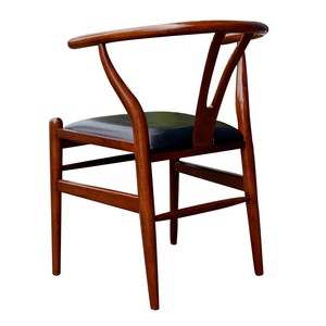 Chaise de salle à manger en bois de style mid-century avec structure en bois massif, mobilier confortable pour salle à manger - Product Image 1