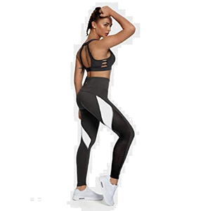 Pantalones de Yoga transpirables de cintura alta para mujer, mallas cálidas de entrenamiento de malla, conjuntos de Fitness para gimnasio, mallas ajustadas para mujer 2022 - Product Image 4