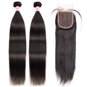 Trama de cabello humano Remy 100% transparente HD de 8 pulgadas al por mayor nuevo HD fino suizo 100% cierre frontal de encaje virgen cutícula alineada - Product Image 4