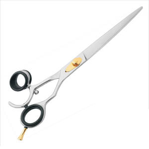 Stainless Steel Pet Grooming Scissors with Long Smooth Blade and Blunt Tip Safe Ergonomic <b>Shears</b> for <b>Dogs</b> Cats Trimming - Product Image 3