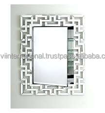 <b>Gold</b> Powder Coated Iron Wire Wall <b>Mirror</b> Elegant Home Decorative Item - Product Image 5